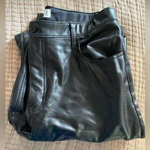 Abercrombie & Fitch leather pants